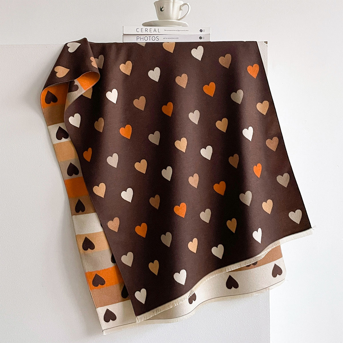 Imitation Cashmere Warm Scarf  - Pashmina Wrap Large ulasan dan harga