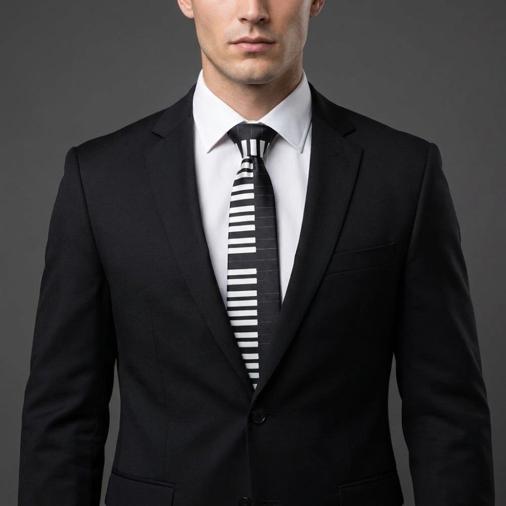 Simple Skinny Piano Necktie Sl - Skinny Tie Men ulasan dan harga